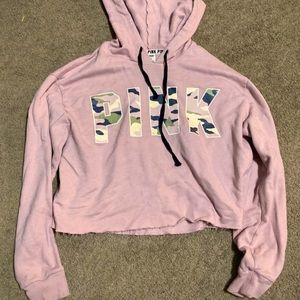 VS PINK cropped hoodie